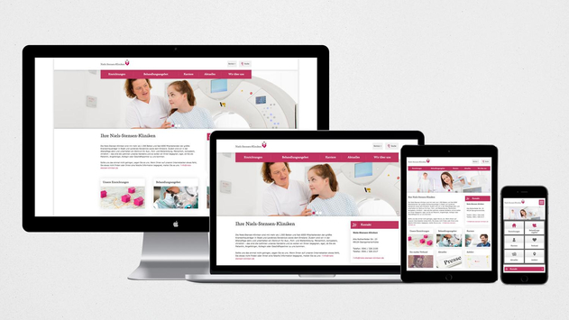 Die Website der Niels-Stensen-Kliniken